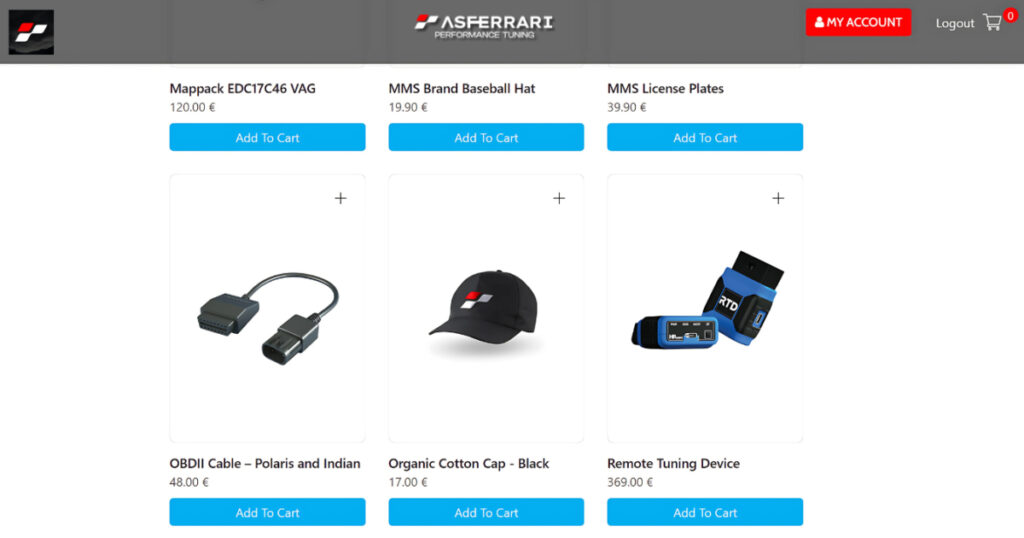 🛒 Welcome to the ASF Tuning WebShop! 🛒