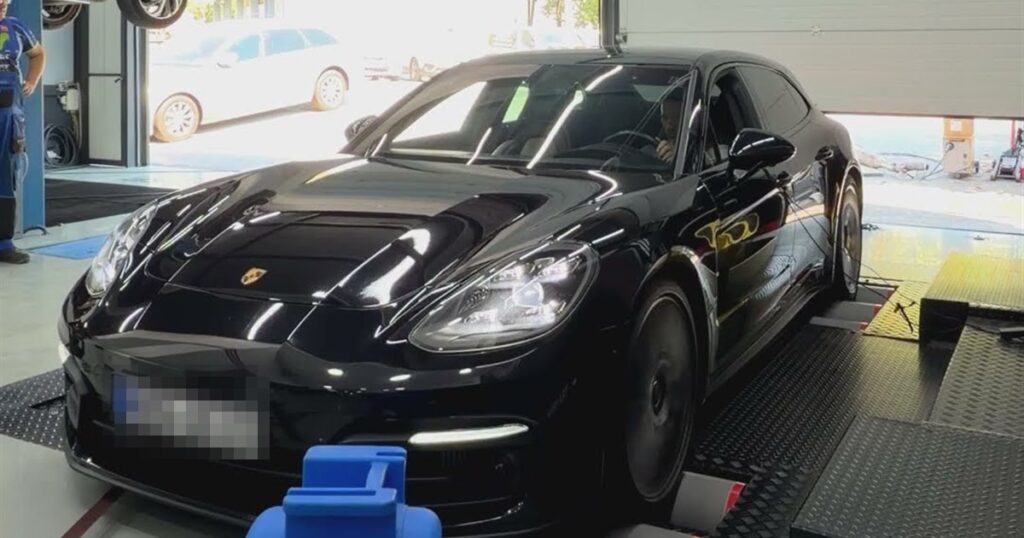 Porsche Panamera 4S 2.9T Stage 2 dyno: 540 KS